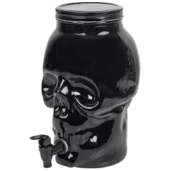 Distributeur de boisson tête de mort en verre^Gifi Hot