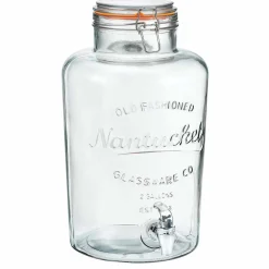 Distributeur de boisson transparent inscription relief 8 L^Gifi New
