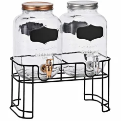 Distributeur de boissons fontaine x2 avec support^Gifi Clearance