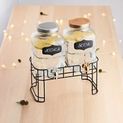 Distributeur de boissons fontaine x2 avec support^Gifi Clearance