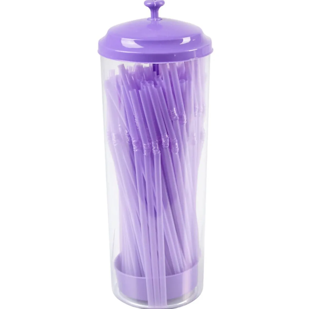 Distributeur de pailles violettes^Gifi Best