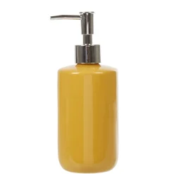 Hot Gifi Distributeur de savon céramique jaune