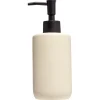 Hot Gifi Distributeur de savon céramique beige Ø7xH18,5cm