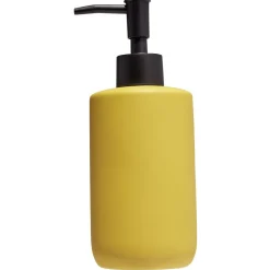 Hot Gifi Distributeur de savon céramique jaune Ø7xH18,5cm