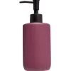 Gifi Distributeur de savon céramique violet Ø7xH18,5cm