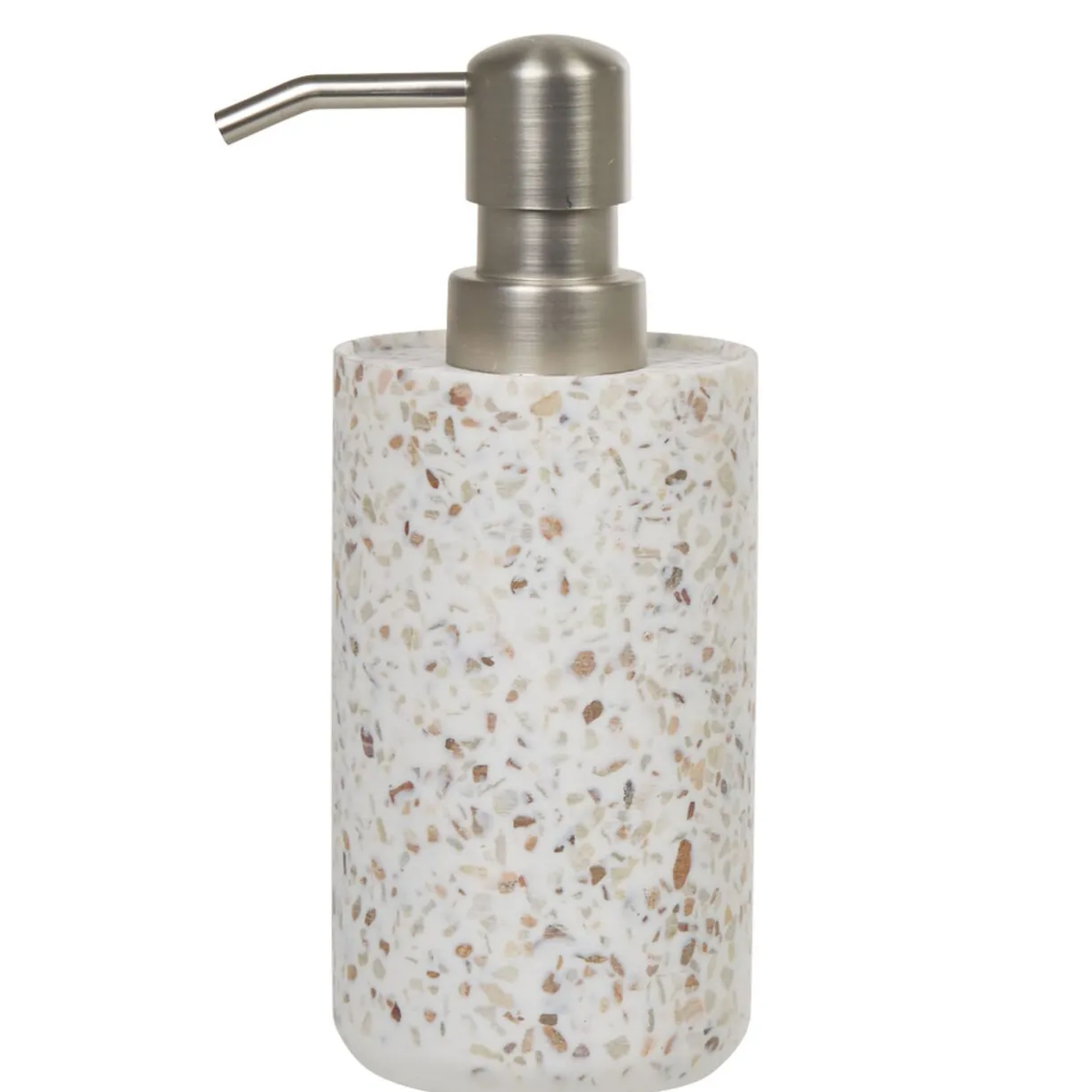 New Gifi Distributeur de savon Terrazzo résine effet granit beige