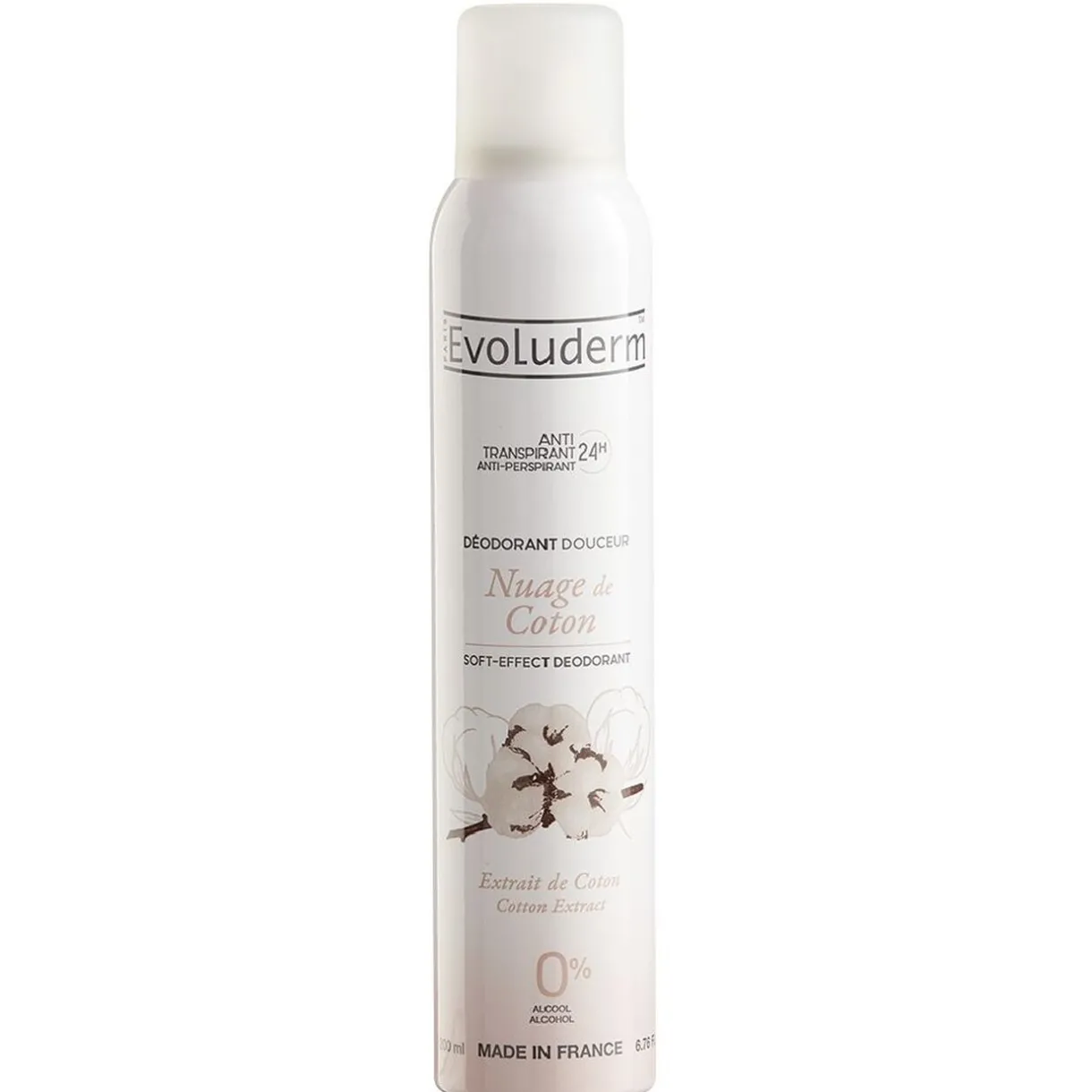 Sale Gifi Déodorant Evoluderm nuage coton douceur 200 ml