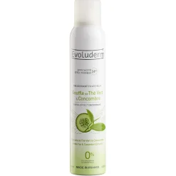 Hot Gifi Déodorant Evoluderm thé vert concombre 200 ml