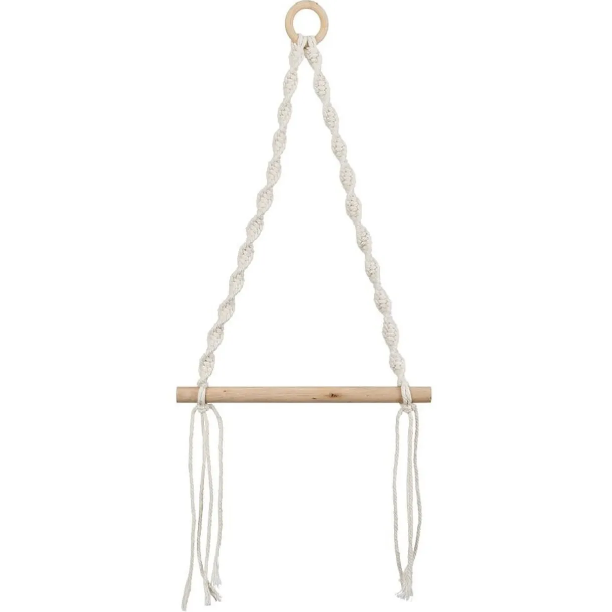 Gifi Dérouleur papier WC macramé 20xH54cm