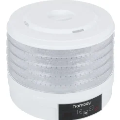 Déshydrateur alimentaire Homday 350W ABS blanc Ø30cm^Gifi Sale