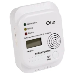 Outlet Gifi Détecteur de monoxyde de carbone