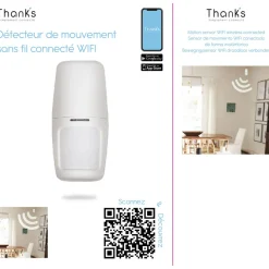 Sale Gifi Détecteur de mouvement sans fil connecté WIFI
