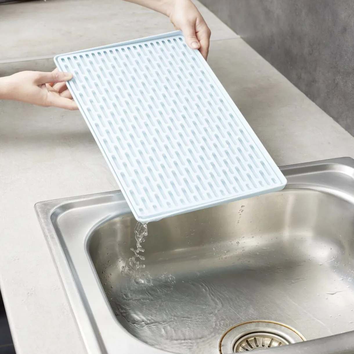 Egouttoir à vaisselle avec support 40x22,6xH2cm^Gifi New