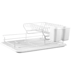 Egouttoir à vaisselle blanc 2 niveaux^Gifi New
