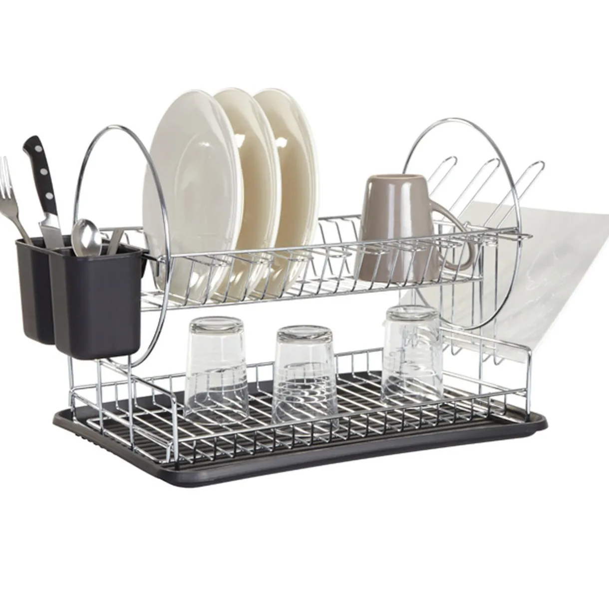 Egouttoir à vaisselle noir^Gifi
