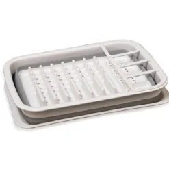 Egouttoir à vaisselle rétractable avec plateau^Gifi New