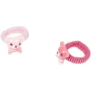 Discount Gifi Elastique cheveux nounours rose x6