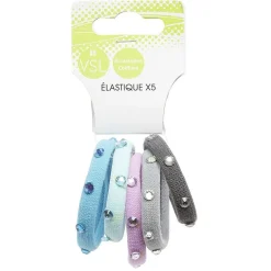 Clearance Gifi Elastique cheveux strass x5