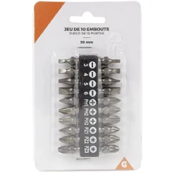 Clearance Gifi Embout de tournevis x10