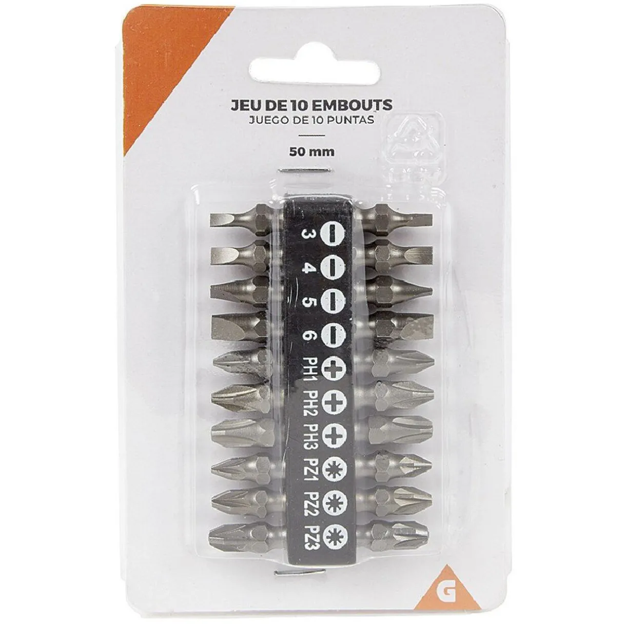 Clearance Gifi Embout de tournevis x10