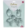 Emporte pièce forme Ananas Palmier Flamant rose Feuille x4^Gifi Outlet
