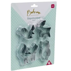 Emporte pièce forme animal inox argenté x4^Gifi Sale