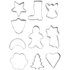 Emporte-pièces inox forme Noël x10^Gifi Discount