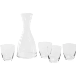 Ensemble carafe 1200 ml et 4 gobelets 300 ml^Gifi