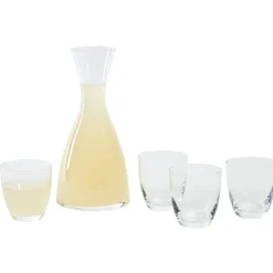 Ensemble carafe 1200 ml et 4 gobelets 300 ml^Gifi