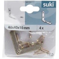 Gifi Equerre chaise 40mm x4, métal