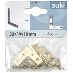 Discount Gifi Equerre fenêtre 30mm métal x4