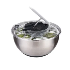 Essoreuse à salade 2 en 1 en inox^Gifi Hot