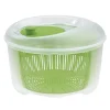 Essoreuse à salade plastique transparent et vert Ø24xH16cm^Gifi Online