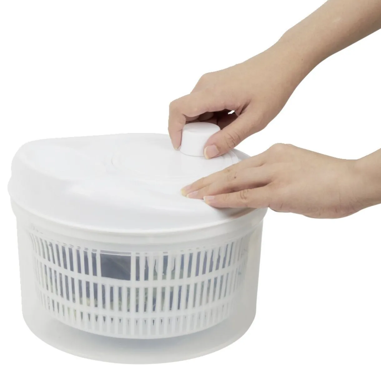 Essoreuse à salade plastique blanc 4,5l^Gifi Best