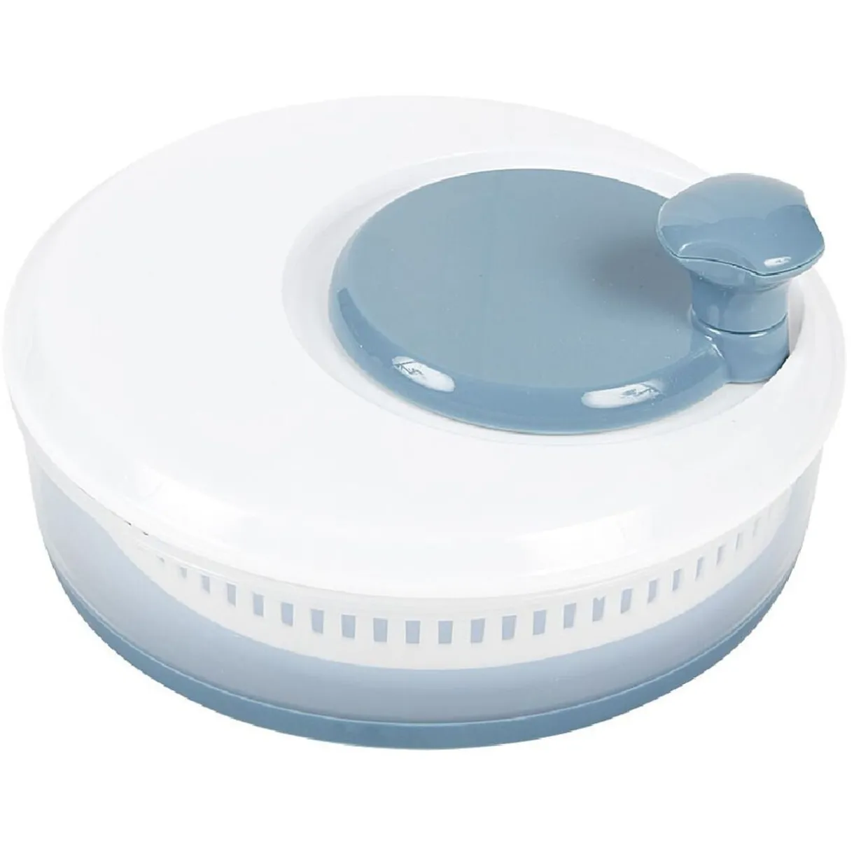 Essoreuse à salade rétractable 3,5 L bleu et blanc^Gifi Best