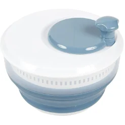 Essoreuse à salade rétractable 3,5 L bleu et blanc^Gifi Best