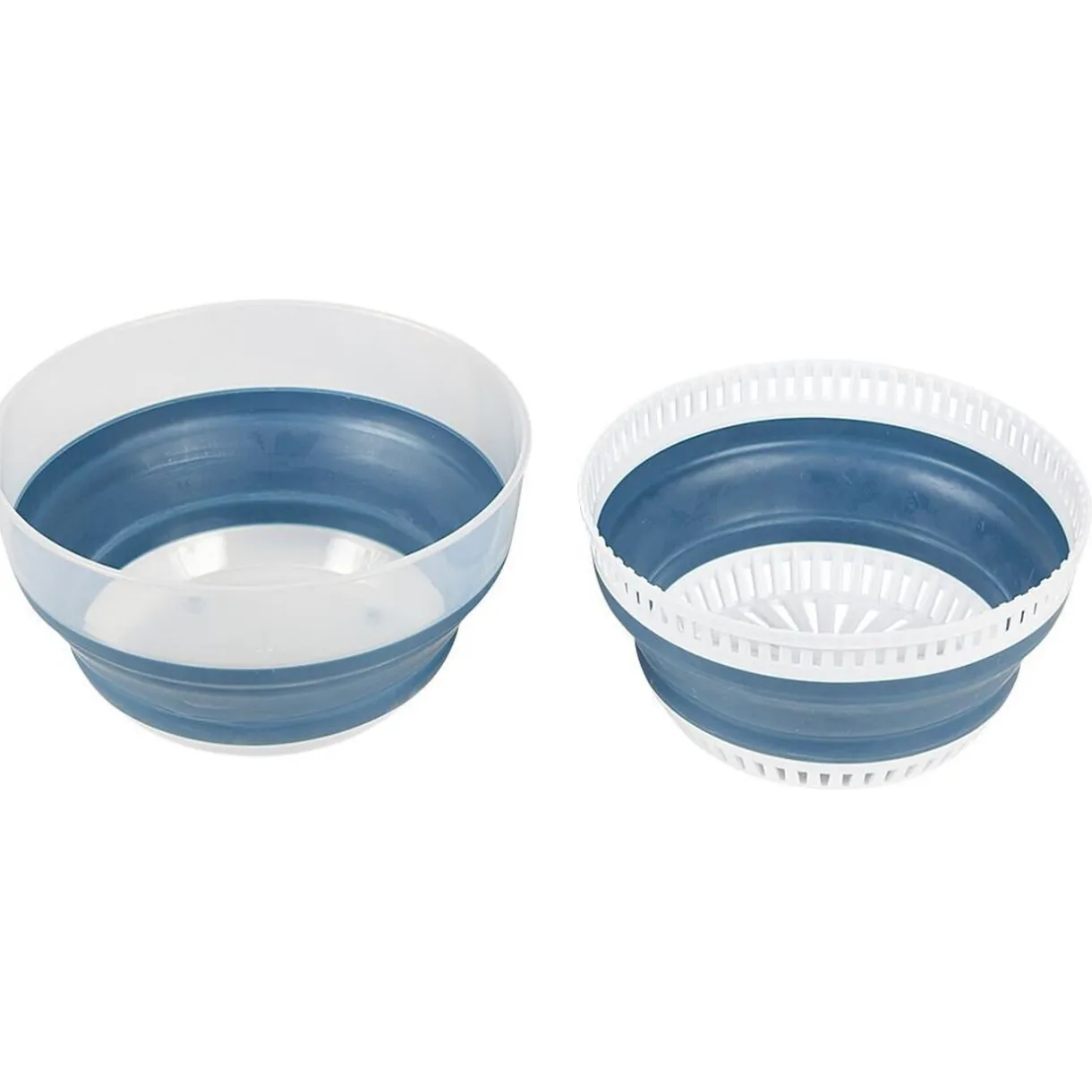 Essoreuse à salade rétractable 3,5 L bleu et blanc^Gifi Best