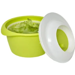 Essoreuse à salade verte et blanche^Gifi Online
