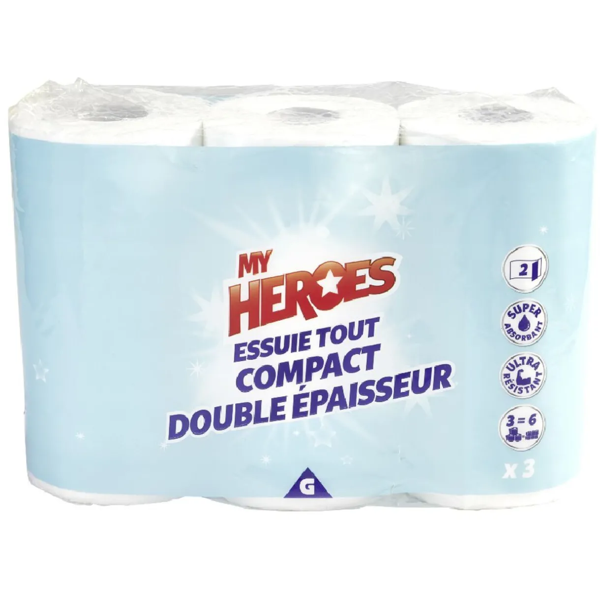 Nettoyage Et Entretien|Gifi Essuie tout compact double épaisseur x 3