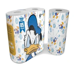Nettoyage Et Entretien|Gifi Essuie-tout x2 rouleaux motif Donald Duck 70 feuilles