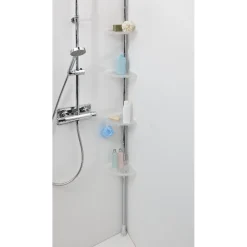 New Gifi Etagère d'angle de douche 4 niveaux