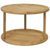 Etagère de cuisine ronde rotative 2 niveaux^Gifi Outlet