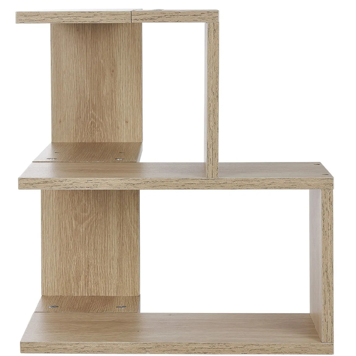 Rangement|Gifi Etagère double spécial angle couleur chêne