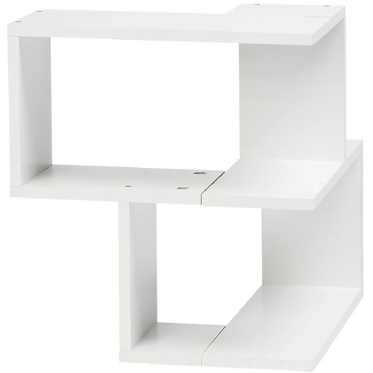 Rangement|Gifi Etagère double spécial angle couleur blanc
