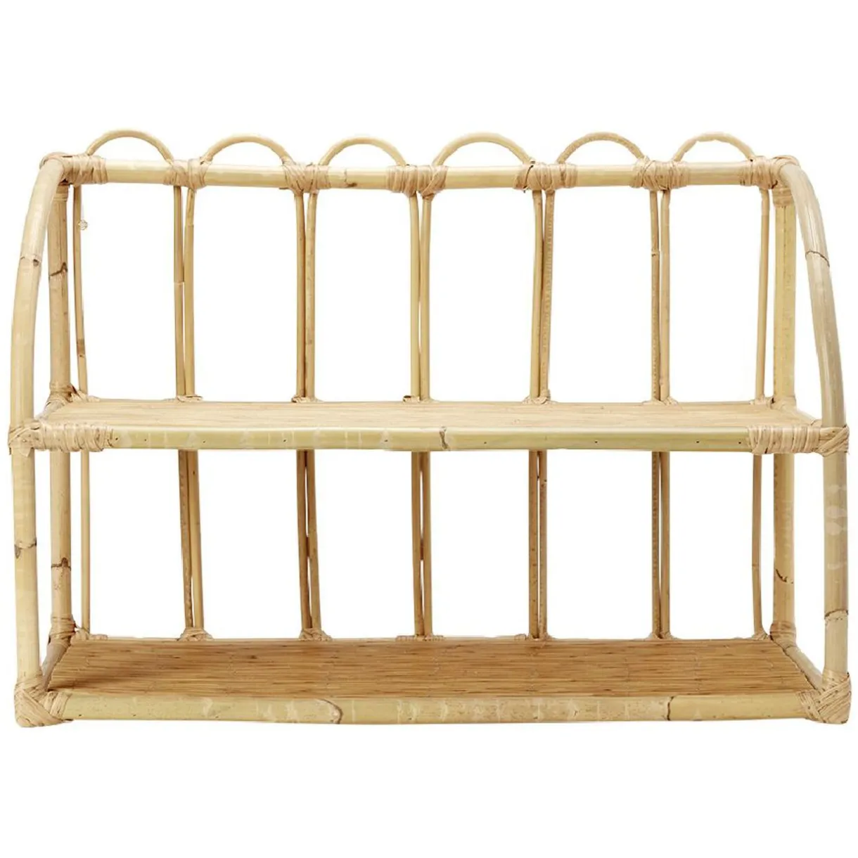 Rangement|Gifi Etagère en rotin 2 niveaux