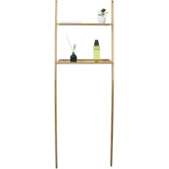 Outlet Gifi Etagère haute pour WC en bambou