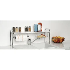 Etagère pont d'évier métallique^Gifi Hot