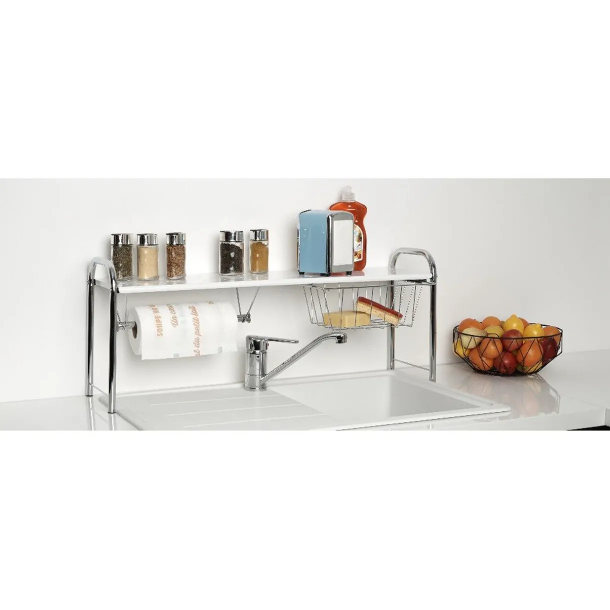 Etagère pont d'évier métallique^Gifi Hot