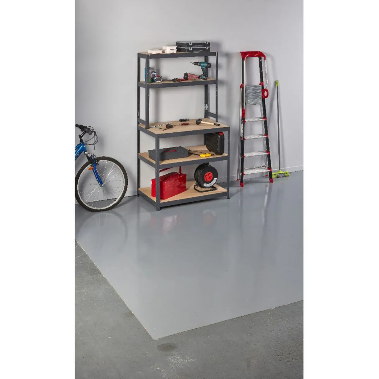 Rangement|Gifi Etagère établi d'atelier 5 niveaux