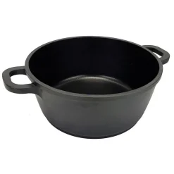 Faitout noir couvercle verre transparent^Gifi Online